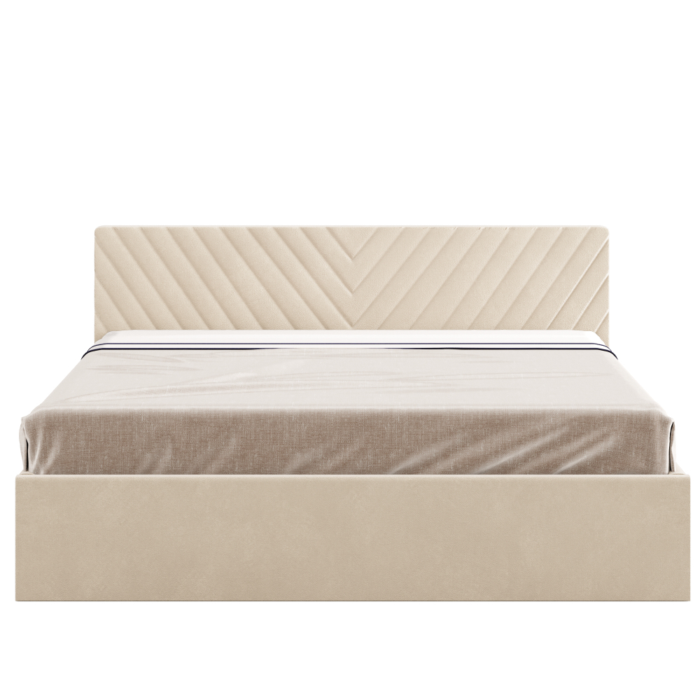 Кровать 180х200 c подъемным механизмом и местом для хранения Тоскана серый