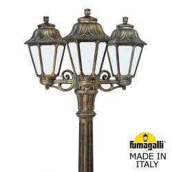 Садово-парковый фонарь FUMAGALLI ARTU BISSO/ANNA 3L E22.158.S30.BYF1R