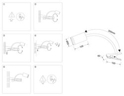 Ambrella Светильник переносной на прищепке с выключателем Wall FW2467