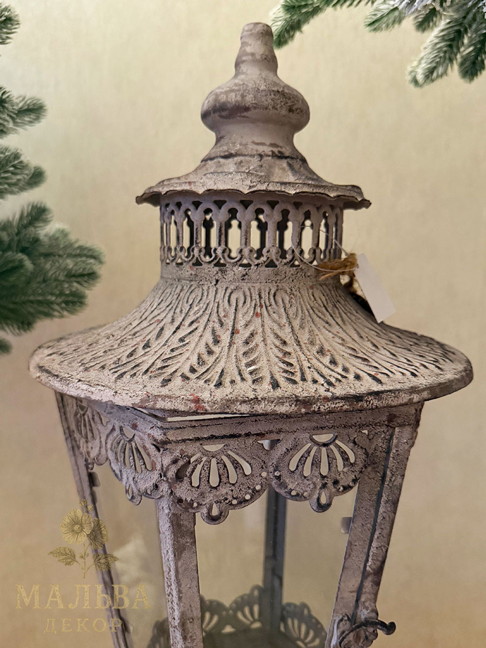 Подсвечник "Фонарь" 33x28x93 см