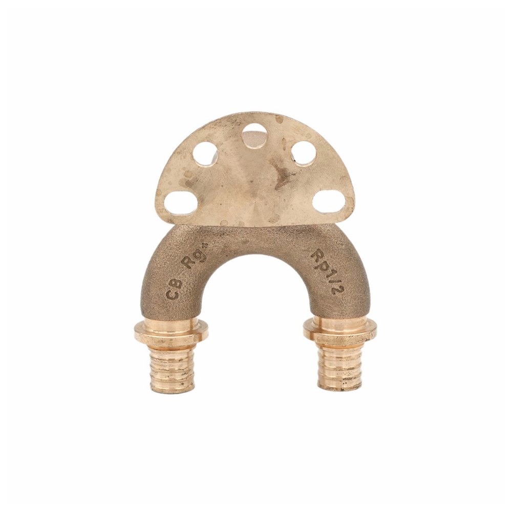 Угольник REHAU настенный ВР 16/16-1/2" RX+ короткий , бронза