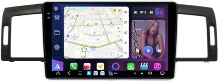 Магнитола для Infiniti M35, M45 Y50 2004-2009 (поддержка Bose) - FarCar GX9-9674 монитор 9.5" 2K QLED на Android 14, TS20, 6+128Гб, CarPlay, 4G SIM-слот