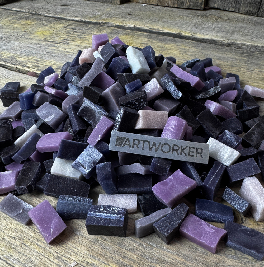 Цветная колотая смальта SM-Set-Plum, 600 гр