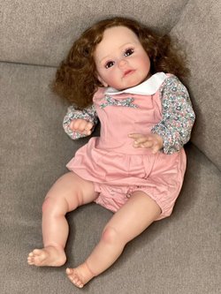 Кукла Реборн мягконабивная 60см в пакете (FA-157)