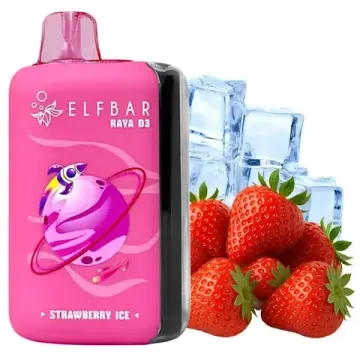 ELF BAR RAYA D3 - Strawberry Ice (5% nic)