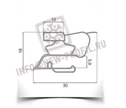 Уплотнительный профиль_015 (тип СТ) для холодильного оборудования.