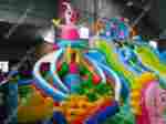 Коммерческий надувной батут "Парк чудес", 18*9*7 м