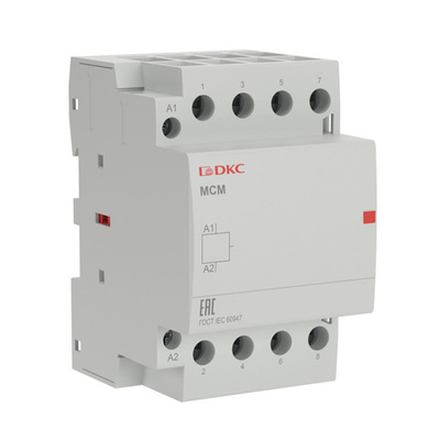 Контактор модульный YON max типа MCE, 4P, 63A, 24В DC, 4НЗ