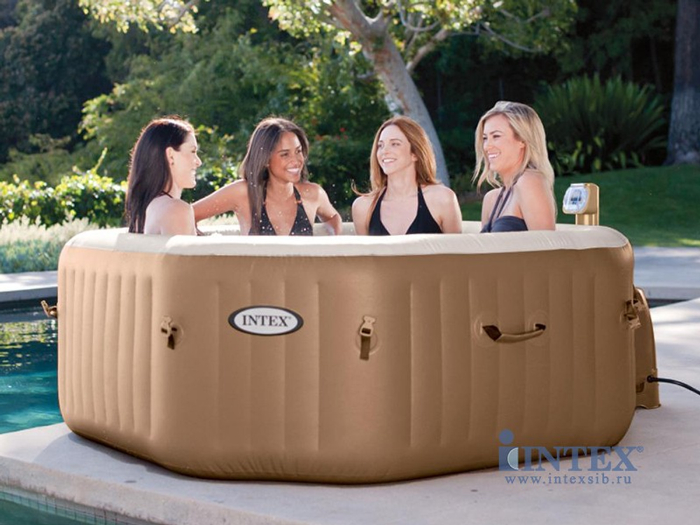 Бассейн-джакузи INTEX PureSpa Bubble Therapy 201х71см.