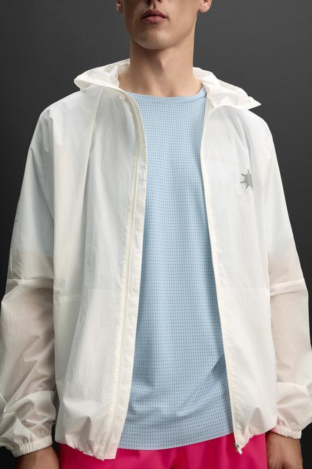 ZARA ВЕТРОВКА, КРЕМОВЫЙ