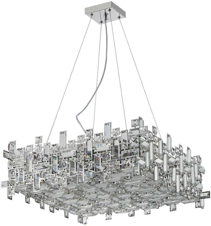 Люстра подвесная хрустальная 2171/09/10P Stilfort, серия Tetrix