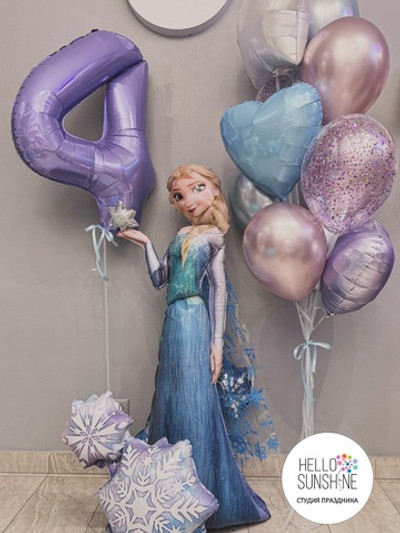 Набор шаров Эльза большая