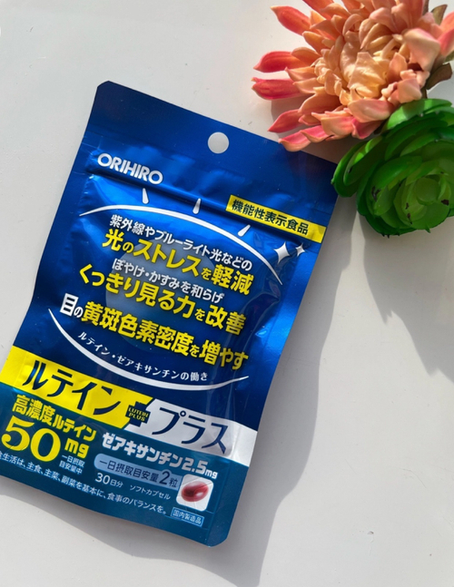 Orihiro Lutein Капсулы лютеина с зеаксантином на 30 дней.