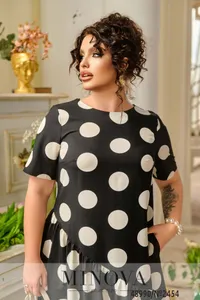 Платье 2454-черный Minova