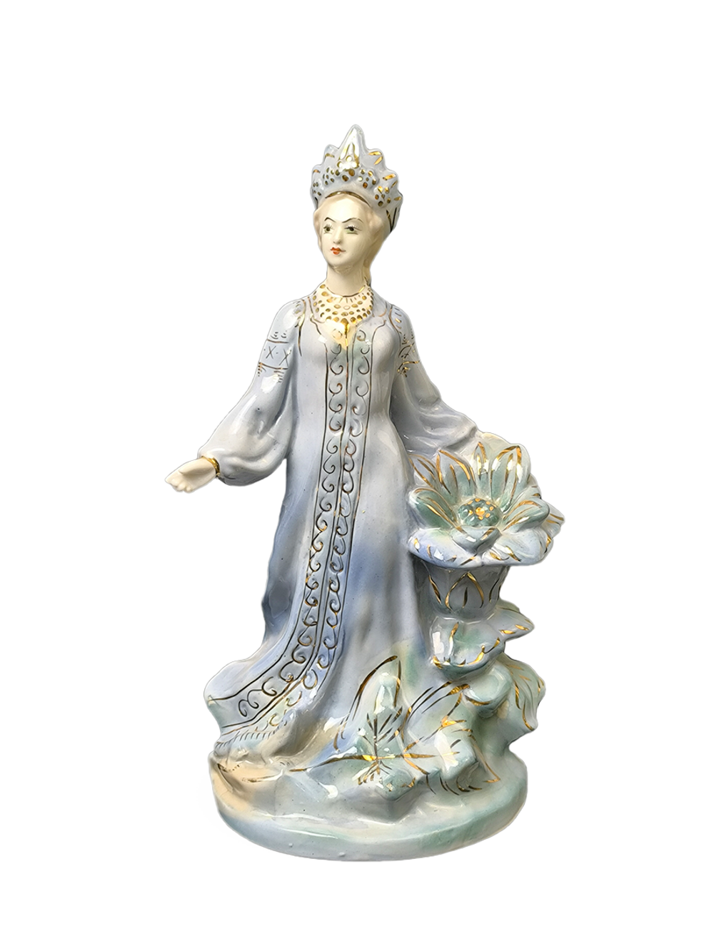 Фарфоровая статуэтка "Хозяйка медной горы" Гжель