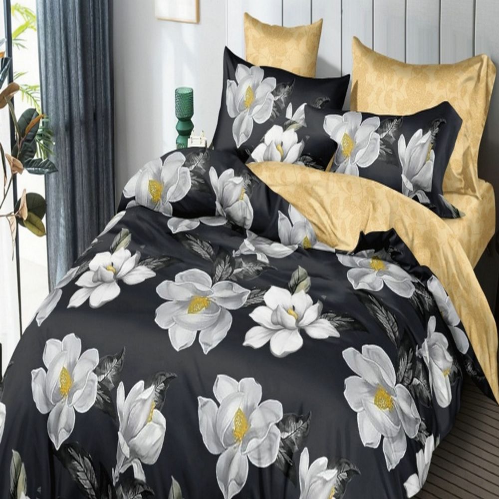 Комплект постельного белья "П37. 57022", поплин, 100% хлопок, Россия.