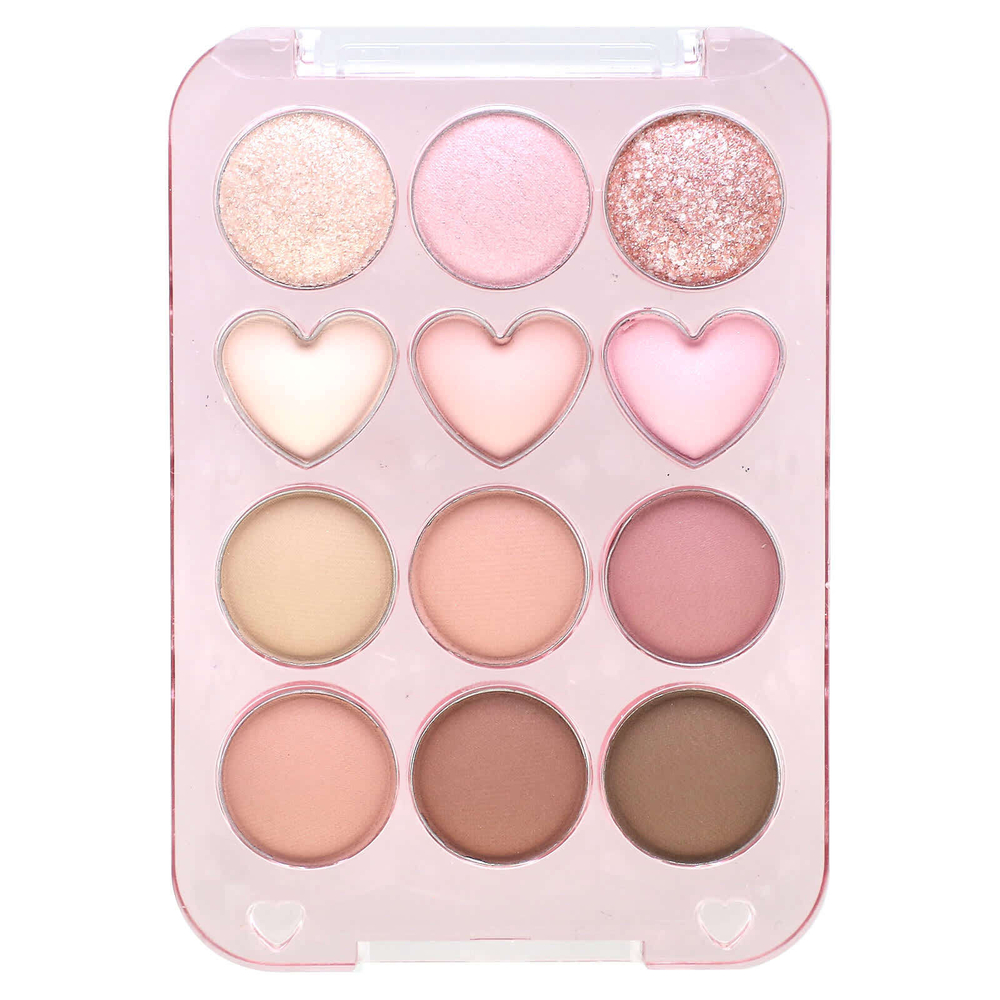 Colorgram, палитра теней для век, оттенок 02 розовый + лиловый = Love, 9,9 г (0,34 унции)