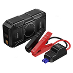 Hoco QS6 Clever смарт насос+портативный аккумулятор для запуска авто (8000mAh) (black) (Краснодар склад)