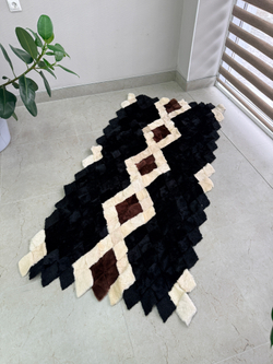 Покрывало меховое ковер из шкуры овчины