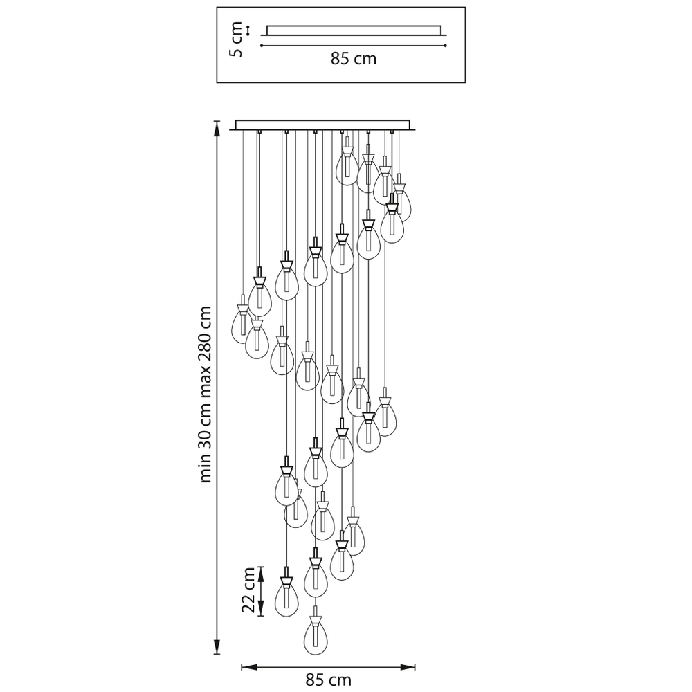 Подвесной светодиодный светильник Lightstar Colore 805289