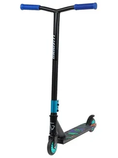 Самокат трюковый GRAFFITI, колеса PU/пластик 100 мм. ABEC 9, жесткость 85А