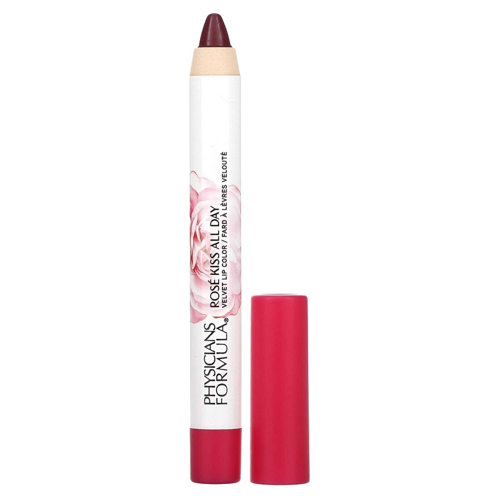 Physicians Formula, Rosé Kiss All Day, бархатная губная помада, 1711512 Call Me, Baby, 4,3 г (0,15 унции)