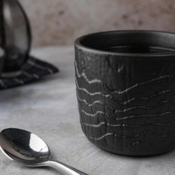 Кружка 370 мл d 9,7 см h8 см Black Raw Wood P.L. Proff Cuisine [6]