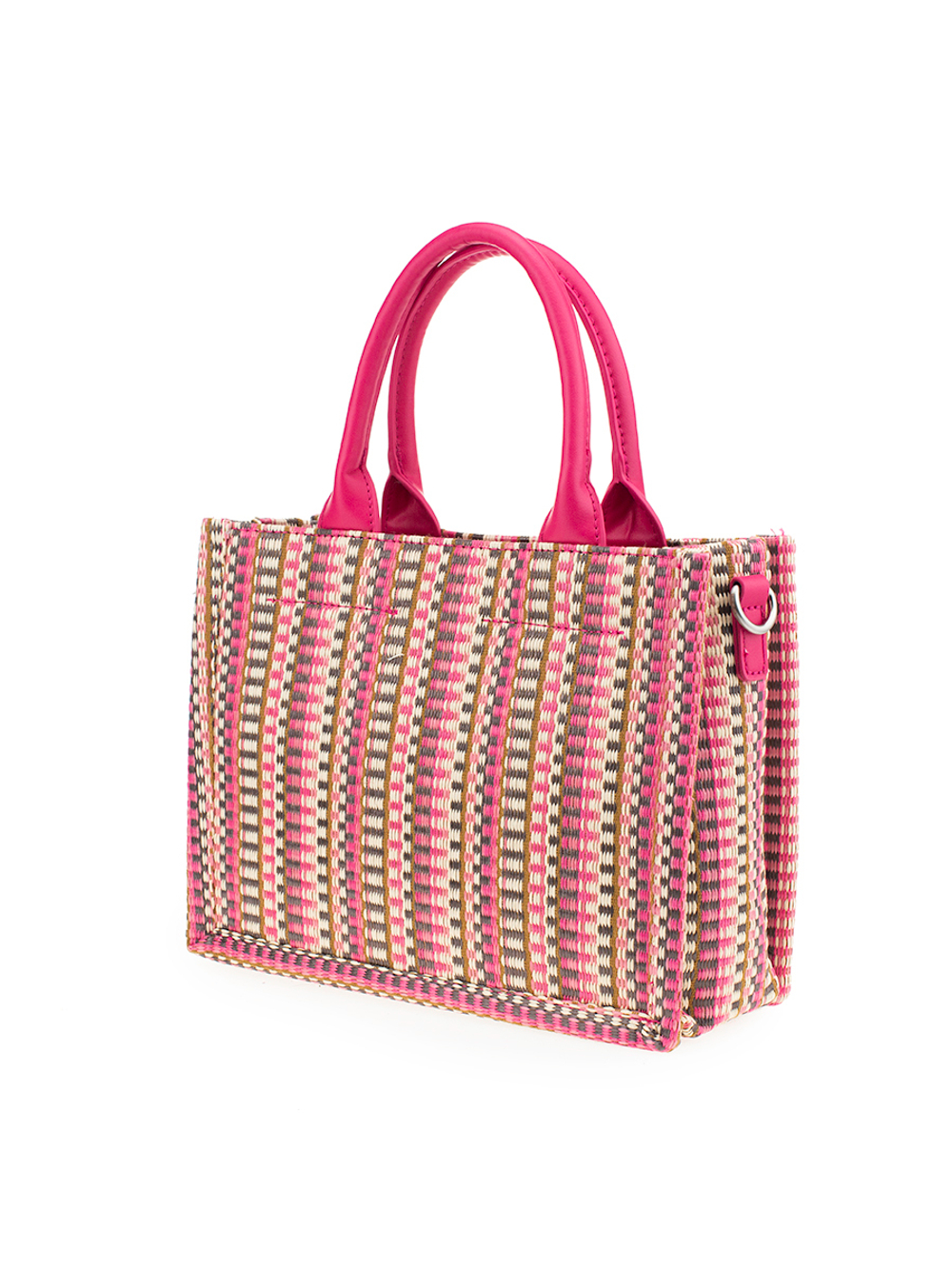 25038/64 Сумка жен., текстиль + иск. кожа