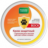 Pchelodar (Пчелодар) серия Professional Крем для лап собак и кошек, защитный с прополисом и воском, 60 мл
