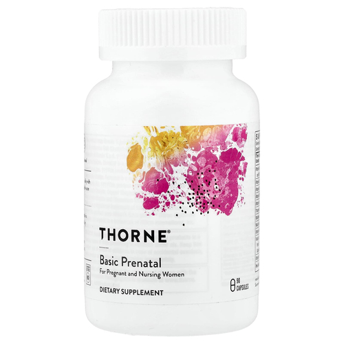 Thorne, базовый пренатальный комплекс, 90 капсул