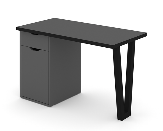 Стол ЛОФТ /1200*750*600/ левый сосна астрид / лайм