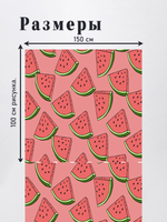 Оксфорд с принтом 2 метра №2 240 D