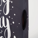 Чехол на чемодан 24", цвет чёрный, 7488349