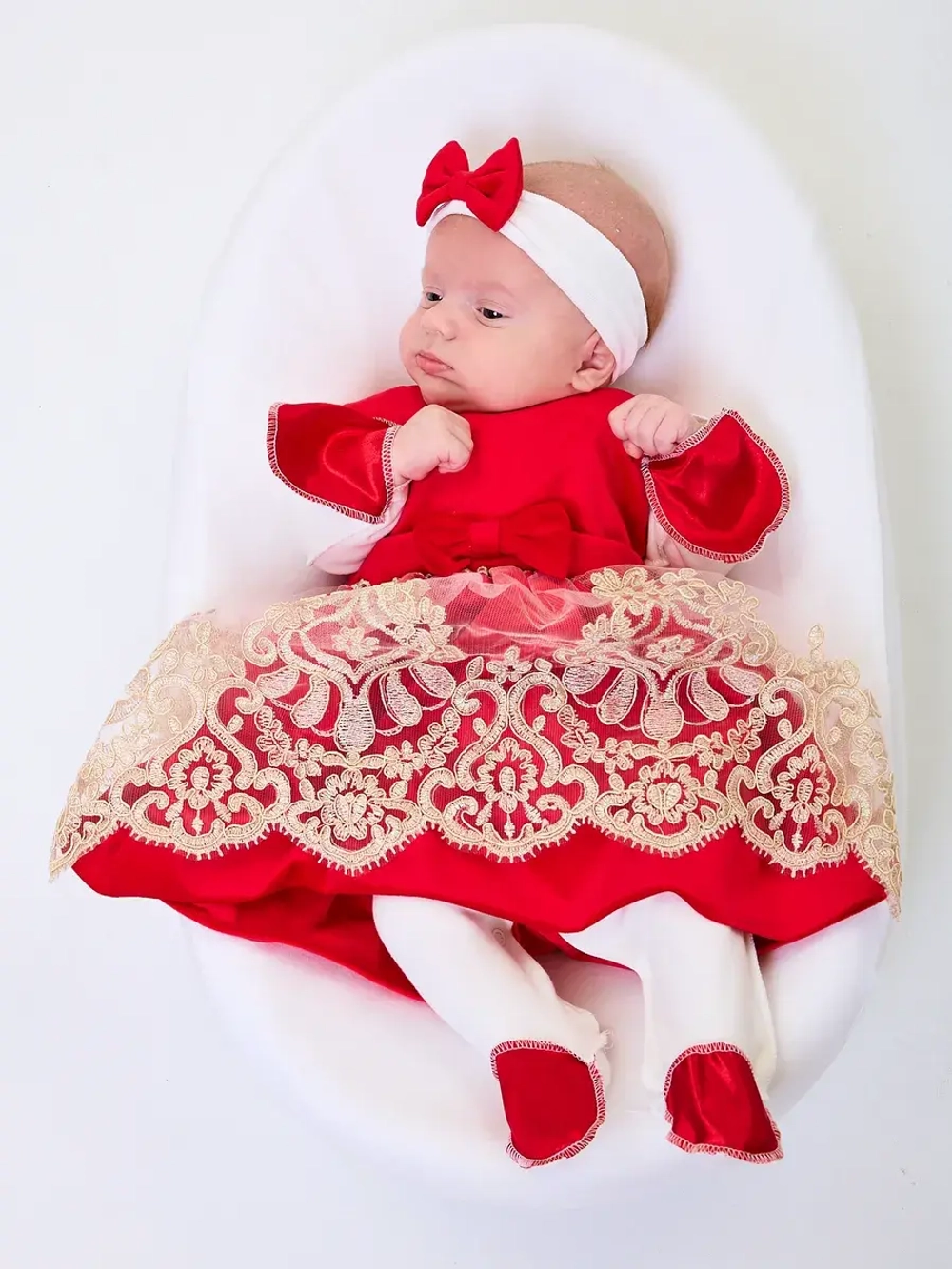 Конверт на выписку с платьем летний