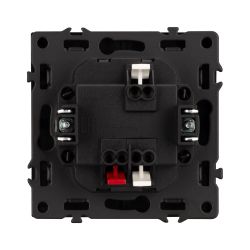 Механизм выключателя одноклавишный проходной LED SWT-NOBE-MKP1-SFPL-L-GR (230V, 10A) (Arlight, Серый базальт) 054263