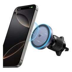 Беспроводное автомобильное зарядное устройство Ugreen W708 Magnetic Car Wireless Charger Qi2 (35970) черный