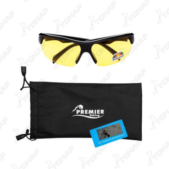Очки поляризационные в чехле (желтый) (PR-OP-9419-Y) PREMIER