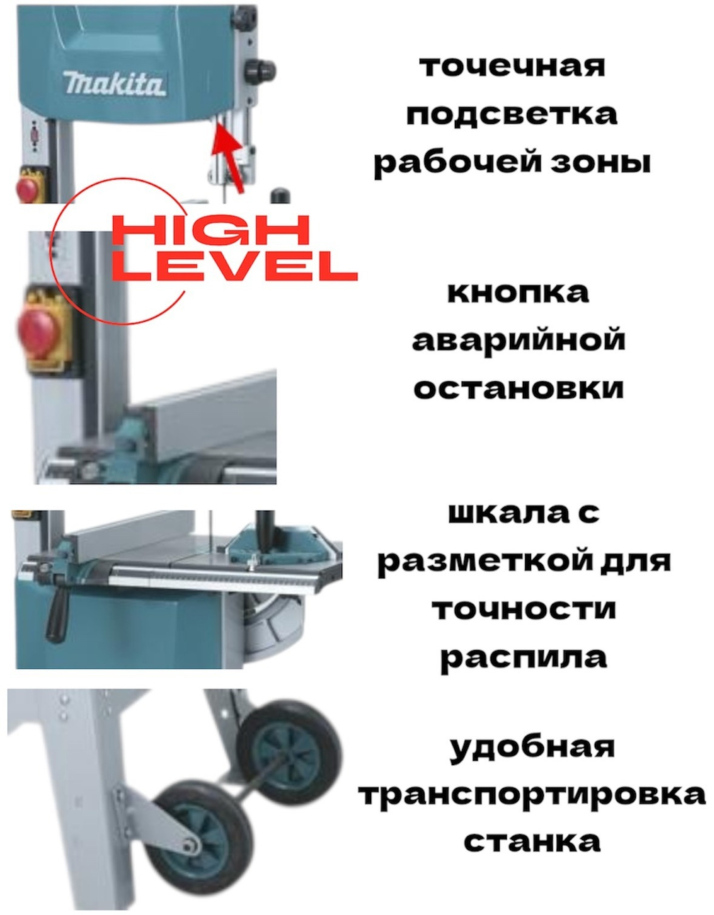 Пила ленточная Makita LB1200F