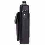 Сумка деловая BRAUBERG с отделением для ноутбука 15,6", "Munchen", откидная крышка, экокожа, 40х30х7 см, 240445