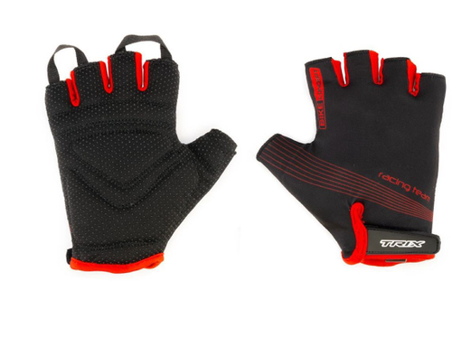 Перчатки TRIX nw  мужские, L, коротк. пальцы, гелев. вставки, дышащая лайкра/искусств. замша, черные