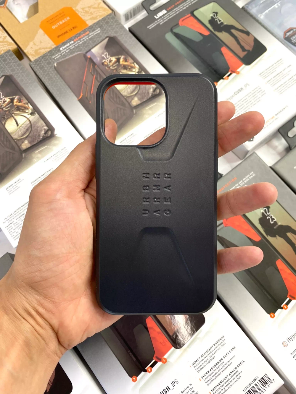Чехол URBN ARMR UAG (копия premium) в коробке. Черный