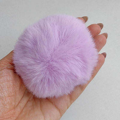 Помпон из искусственного меха "Сирень" d=7 см