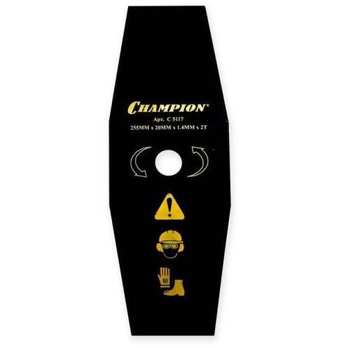Нож CHAMPION для триммера 2-х зубчатый d=255*20mm   C5117
