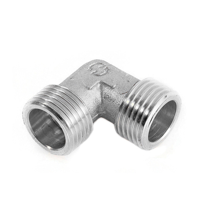 Отвод 90° латунный резьбовой равнопроходный STOUT (НР/НР) - 1/2" (никелированный)