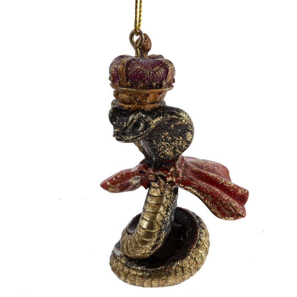 GAEM Фигурка декоративная подвесная "Змея", L4 W3,5 H7 см, 6в.