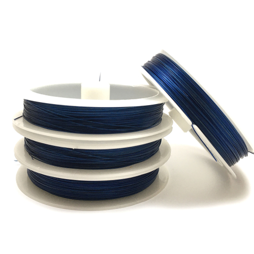 Ювелирный тросик синий 0.45 мм