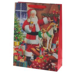 GAEM Пакет подарочный (бумага 210г/м2, блок микс 12шт), L30 W11 H41 см, 4в.