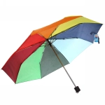 Зонт женский механический «Ultramarine - Радуга», 8 спиц, d-97см, длина в слож. виде 24см●