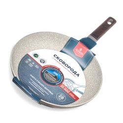 СКОВОРОДА С АНТИПРИГАРНЫМ ПОКРЫТИЕМ PFLUON MARBLE, 28*5,2 СМ