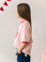 Футболка "Несу любовь", Розовый